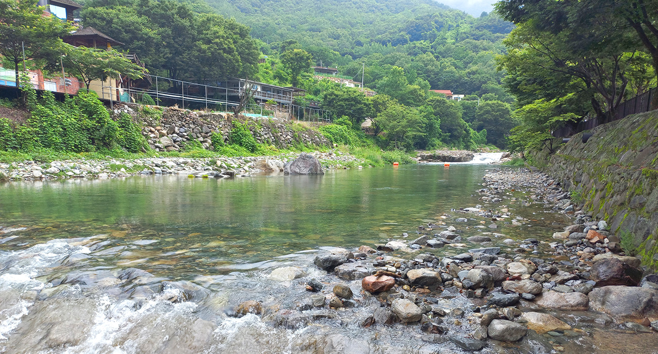 펜션 앞 계곡2