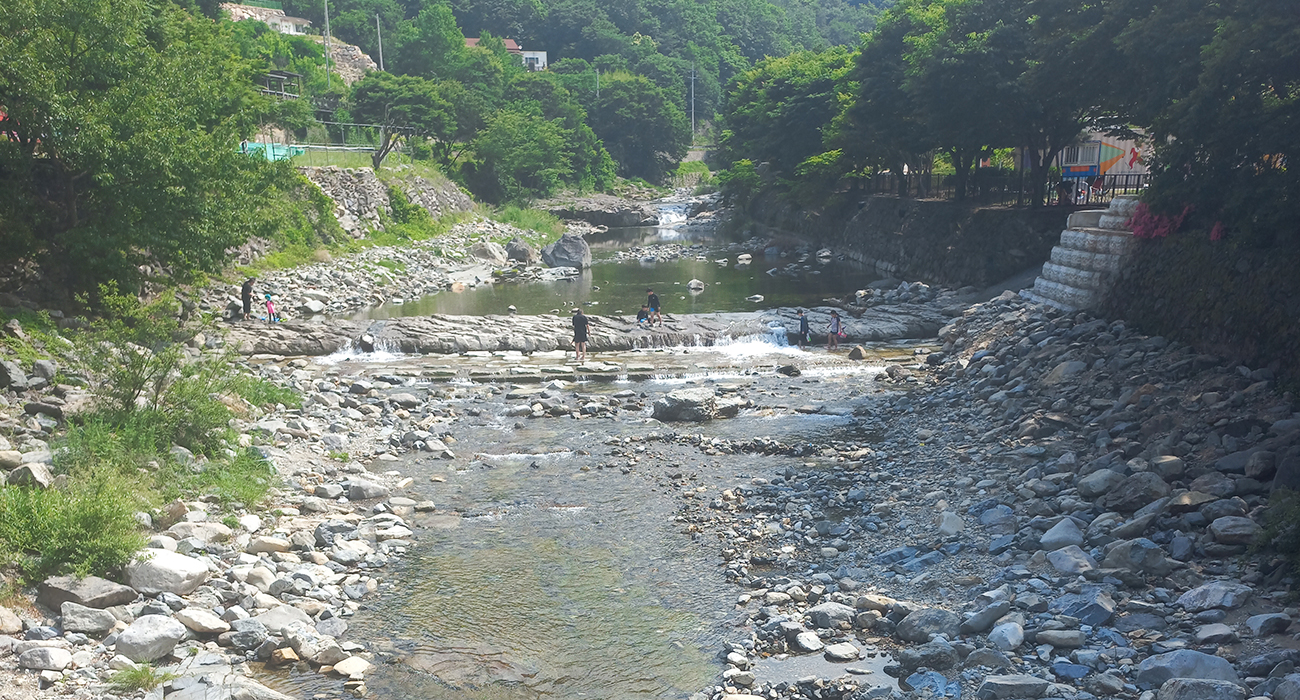 펜션 앞 계곡3